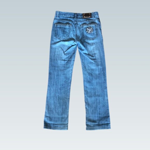 Louis Vuitton Monogram Denim Jeans • Size 32 • Authentic LV - Picture 2 of 9
